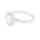 Bague Entourage en or blanc et diamants - Castafiore