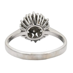 Bague Entourage en or blanc et diamants - Castafiore