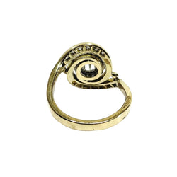 Bague Entourage en or blanc, or jaune et diamants - Castafiore