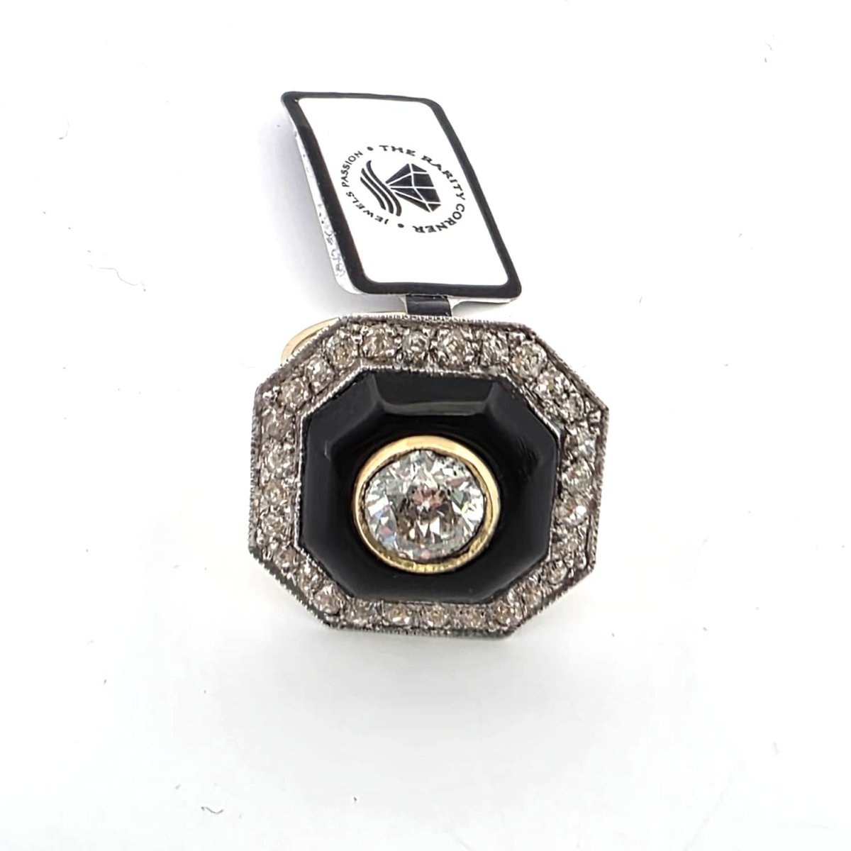 Bague Entourage en or blanc, or jaune et diamatns - Castafiore