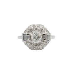 Bague Entourage en or et diamants - Castafiore