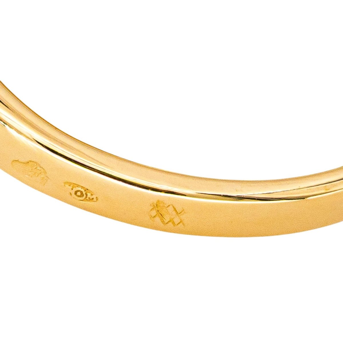Bague Entourage en or jaune, citrine et diamants - Castafiore