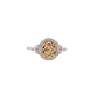 Bague Entourage en or jaune et diamant - Castafiore