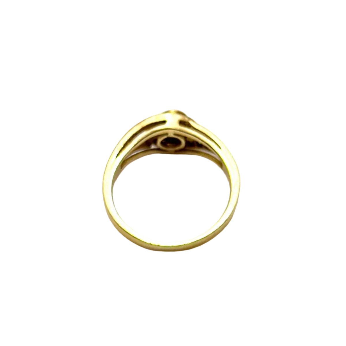 Bague Entourage en or jaune et diamants - Castafiore