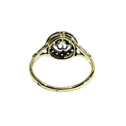 Bague Entourage en or jaune et diamants - Castafiore