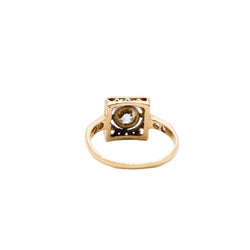 Bague Entourage en or jaune et diamants - Castafiore