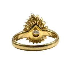 Bague Entourage en or jaune et diamants - Castafiore
