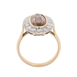 Ring andalusite and diamonds