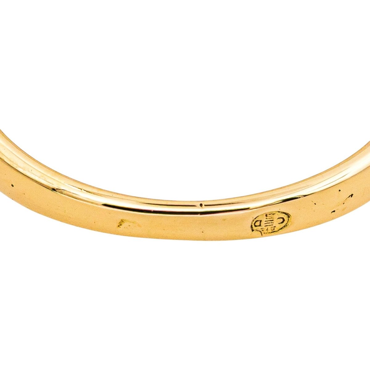 Bague Entourage en or jaune, saphir et diamants - Castafiore