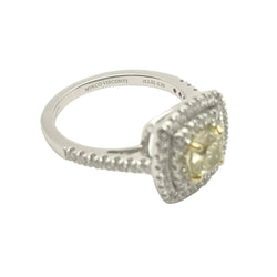Bague Entourage VISCONTI en or blanc et diamants - Castafiore