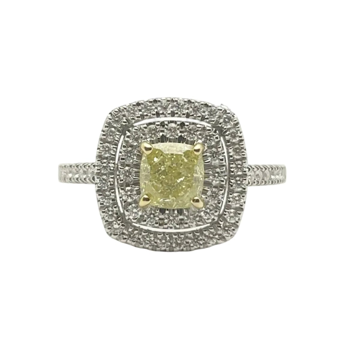 Bague Entourage VISCONTI en or blanc et diamants - Castafiore