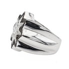 Bague Etoile en or blanc et diamants - Castafiore