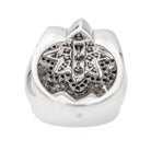 Bague Etoile en or blanc et diamants - Castafiore