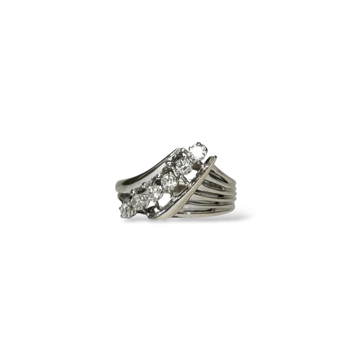 Bague fil asymétrique - Castafiore