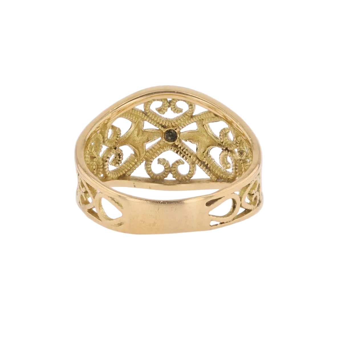 Bague FILIGRANÉE en or jaune - Castafiore