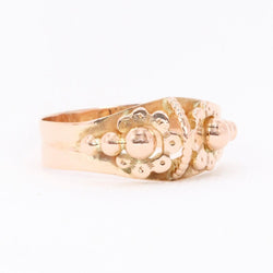 Bague "Fleur" Art Nouveau en or rose - Castafiore