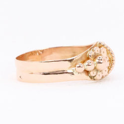 Bague "Fleur" Art Nouveau en or rose - Castafiore