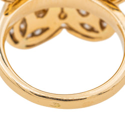 Bague Fleur Or rose Diamant - Castafiore