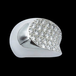 Bague FRED "Candy" en Or gris 18k Diamants Full pavé .Taille 52. Full Set - Castafiore