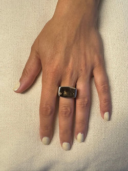 Bague Fred en or blanc et quartz - Castafiore