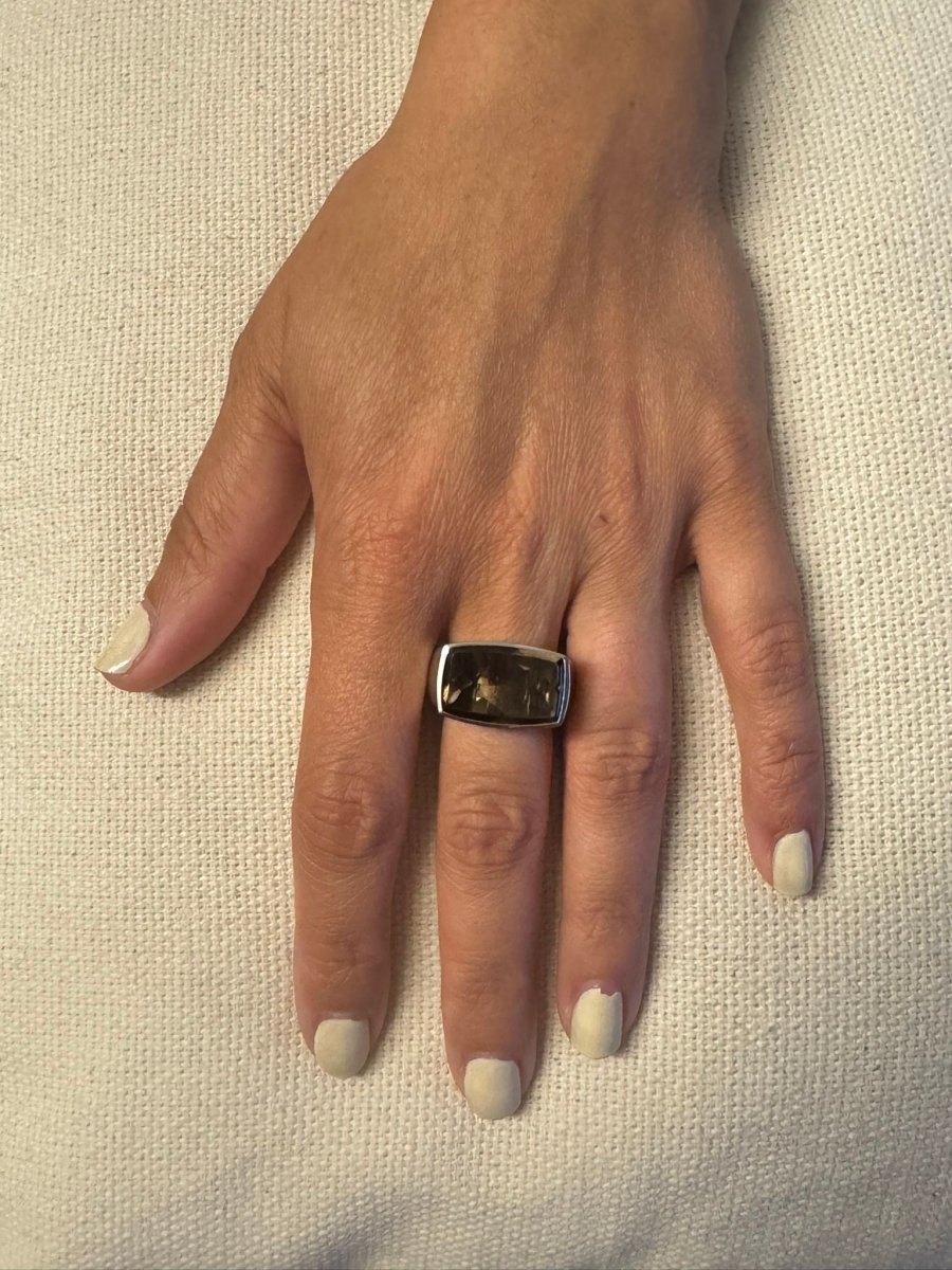 Bague Fred en or blanc et quartz - Castafiore