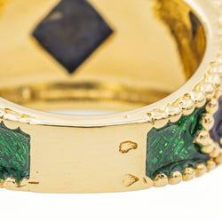 Bague FRED en or jaune et lapis lazuli - Castafiore