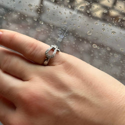 Bague FRED "Force 10" en or blanc et diamants - Castafiore