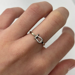 Bague FRED "Force 10" en or blanc et diamants - Castafiore