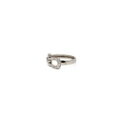 Bague FRED "Force 10" en or blanc et diamants - Castafiore