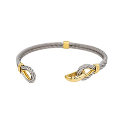 Bague FRED "Force 10" en or jaune et acier - Castafiore