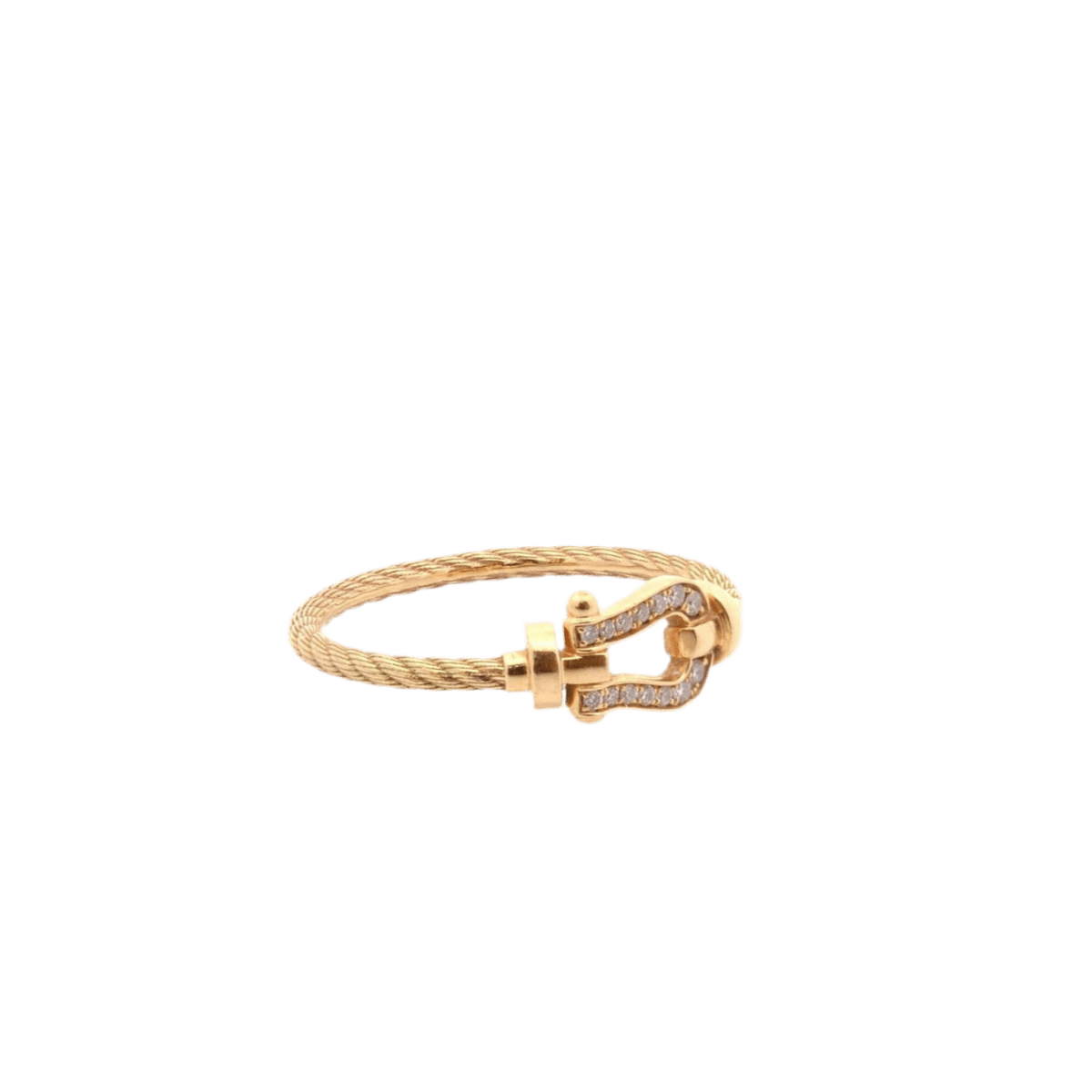 Bague FRED "Force 10" en or jaune et diamants - Castafiore