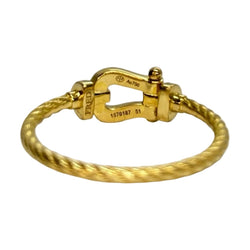 Bague FRED "Force 10" PM en or jaune et diamants - Castafiore