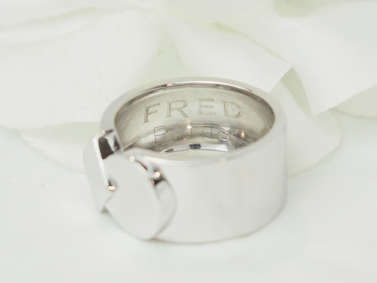 Bague FRED Fredkiss en or blanc - Castafiore