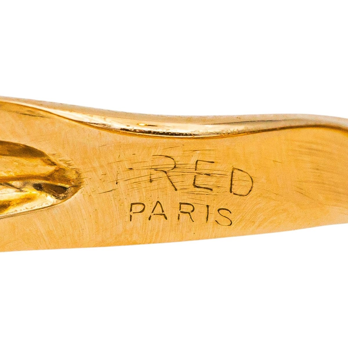 Bague FRED "Mouvementé" en or jaune - Castafiore
