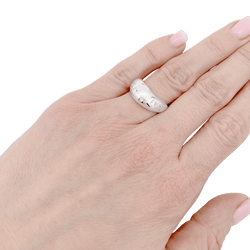 Bague Fred Mouvementée en or blanc diamants - Castafiore