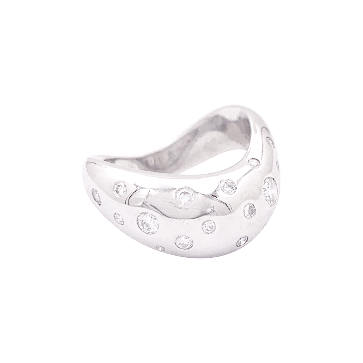 Bague Fred Mouvementée en or blanc diamants - Castafiore