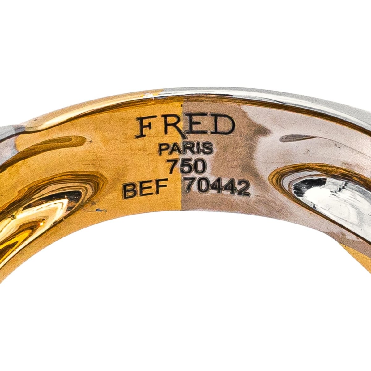 Bague FRED "Success" en or jaune et or blanc - Castafiore