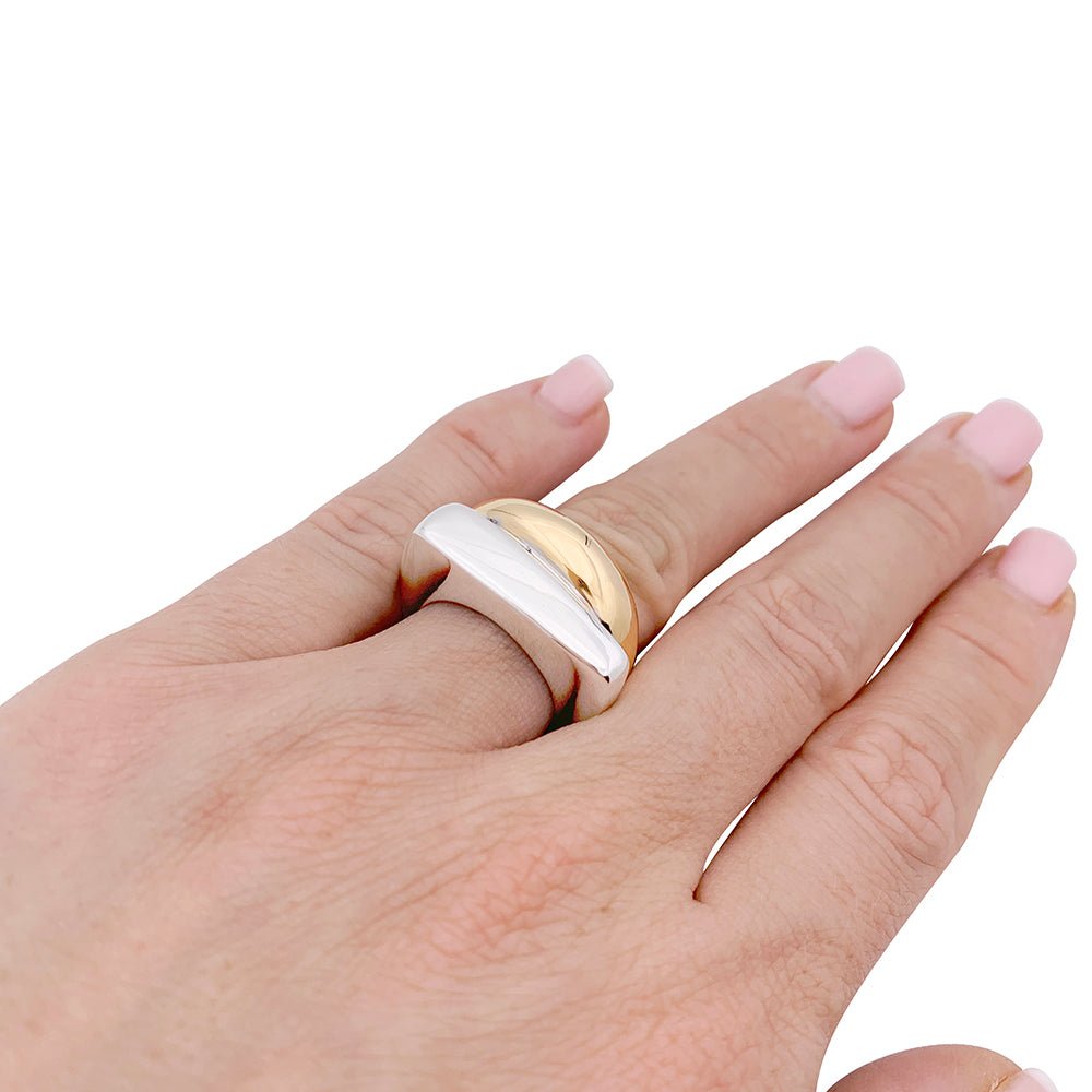 Bague FRED "Success" grand modèle en deux ors - Castafiore