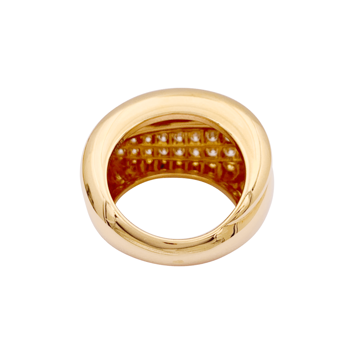 Bague Fred, "Success" or rose, diamants. - Castafiore