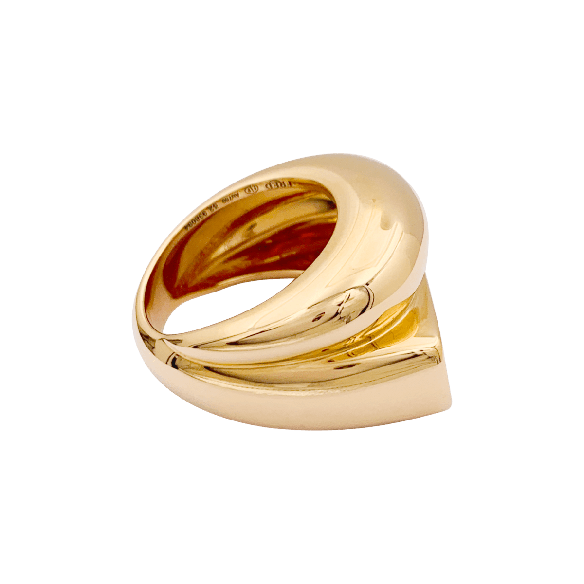 Bague Fred, "Success" or rose, diamants. - Castafiore