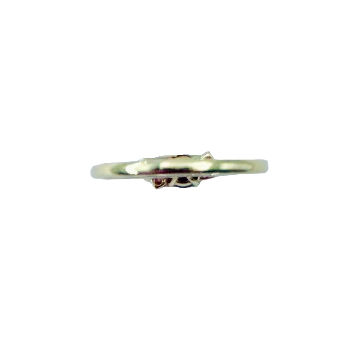 Bague GEMMYO "Baby Everbloom Camaïeux" en or jaune, tourmaline pêche, saphirs jaunes et oranges - Castafiore