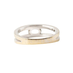 Bague GEMMYO "Cassandra" en or blanc, aigue-marine et diamants - Castafiore