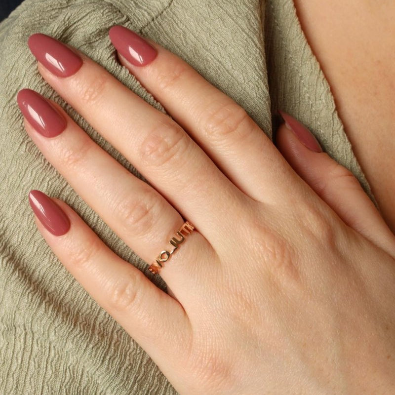 Bague GINETTE NY "Fairy Revolution Ring" en Or rose - Castafiore