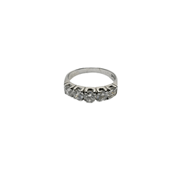 Bague GIOVANNETTI en or blanc et diamants - Castafiore