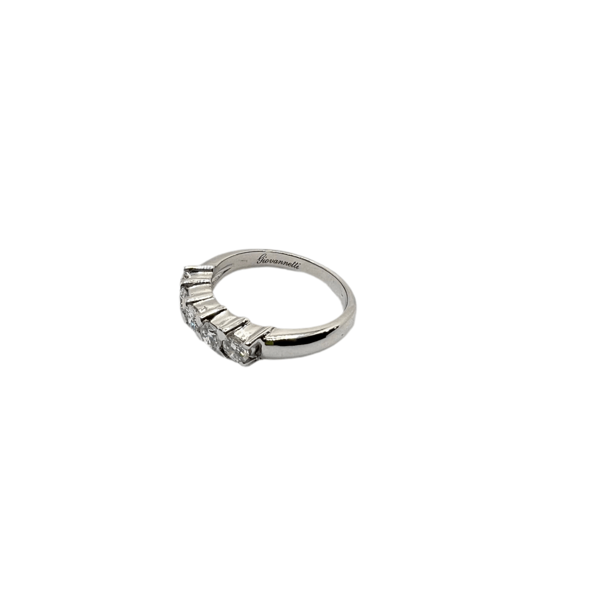 Bague GIOVANNETTI en or blanc et diamants - Castafiore