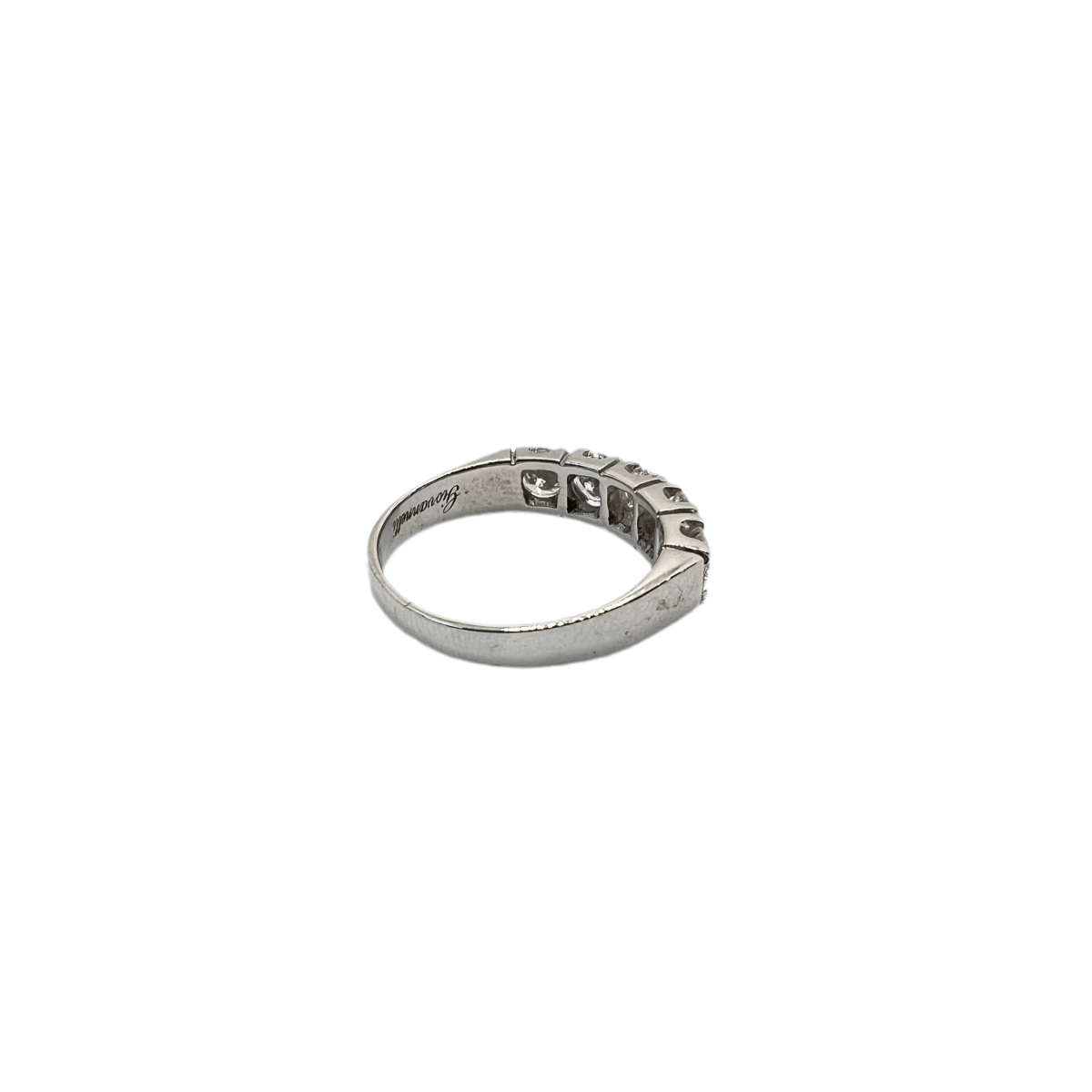 Bague GIOVANNETTI en or blanc et diamants - Castafiore