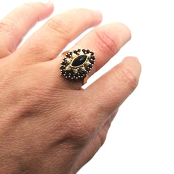 Bague grenats vintage - Castafiore