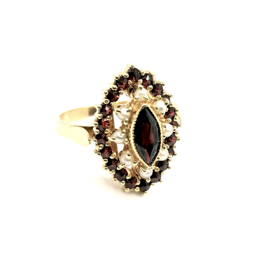 Bague grenats vintage - Castafiore