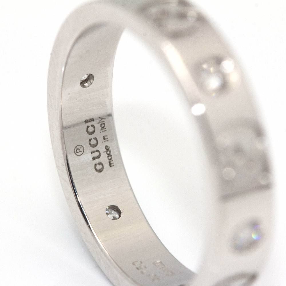 Bague GUCCI avec diamants et or blanc - Castafiore