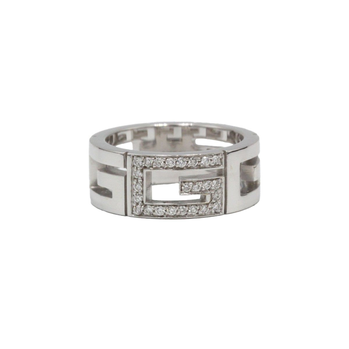Bague GUCCI en or blanc et diamants - Castafiore